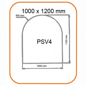 Pedana in vetro PSV4