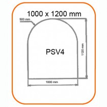 Pedana in vetro PSV4