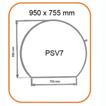 Pedana in vetro PSV7